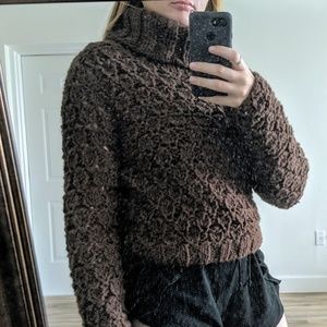 Super comfy Brown turtleneck sweater